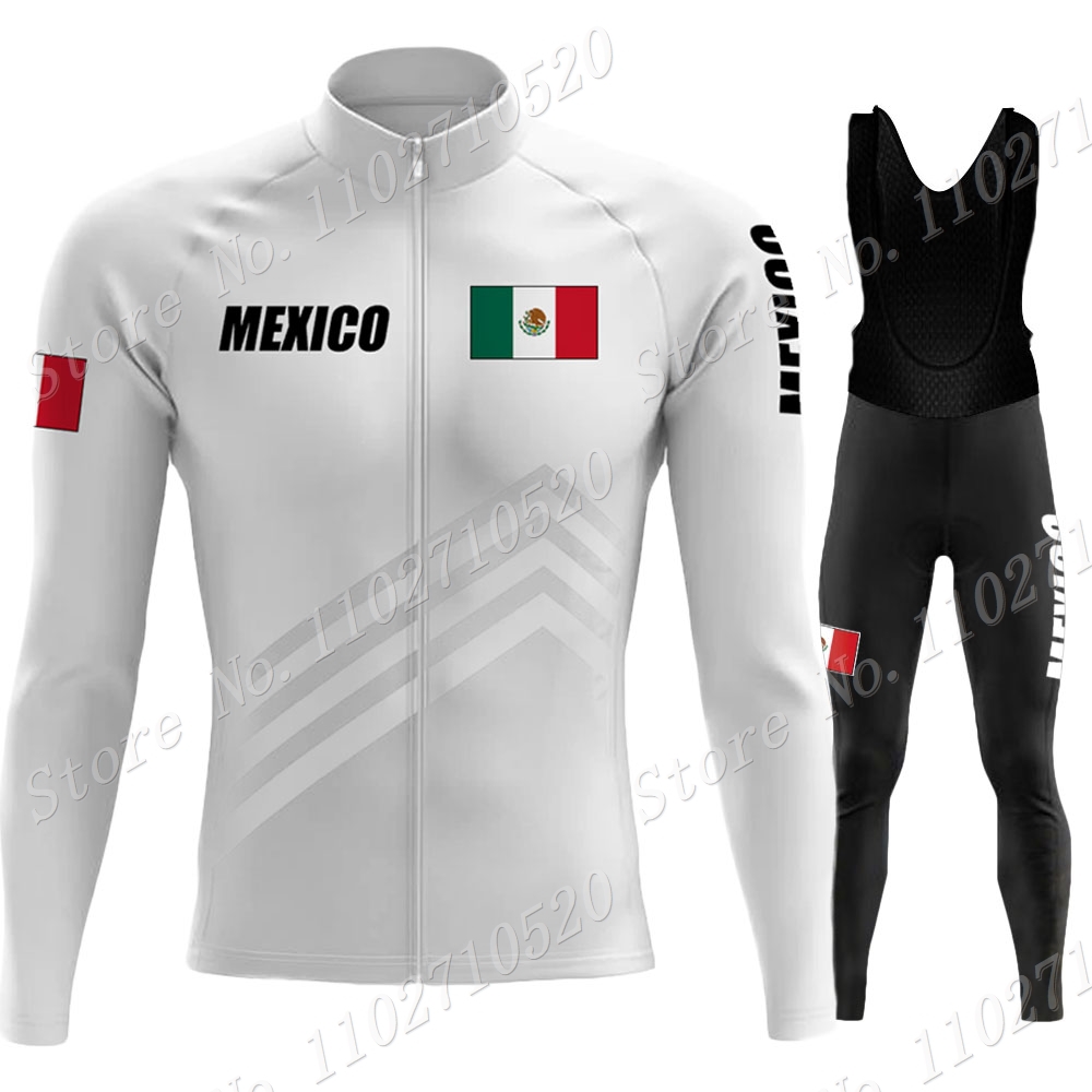 Mountain Biking Trousers - 2023 Mexico Team Cycling Jersey Set