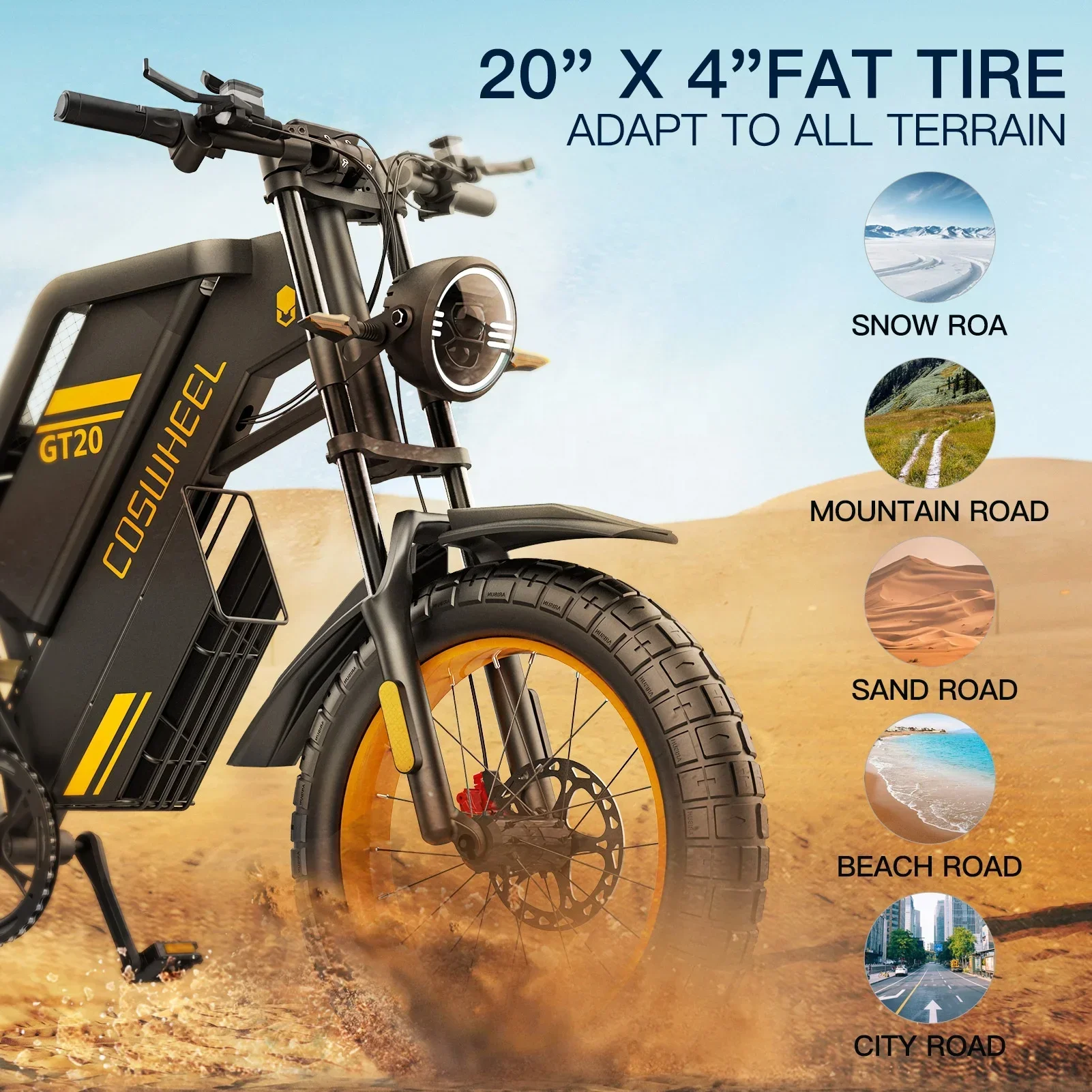 Coswheel GT20 High Speed Adult – обзор и цена Mountain Biking Uk