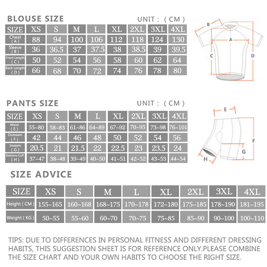 Rcn Rvouei Cycling Jersey Set  – обзор и цена Mountain Biking Trousers